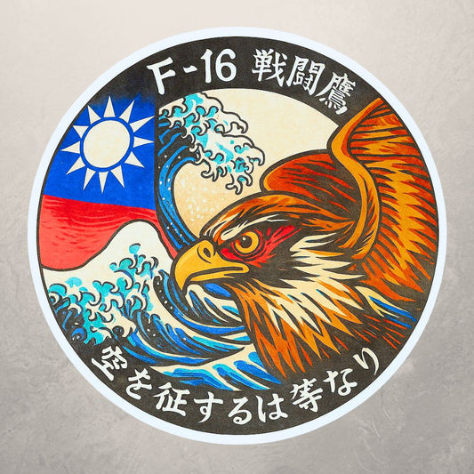 RBF現貨  ROCAF F-16 sticker 7cm 貼紙 S7-RC16UE 全球免運 Free Shipping Worldwide