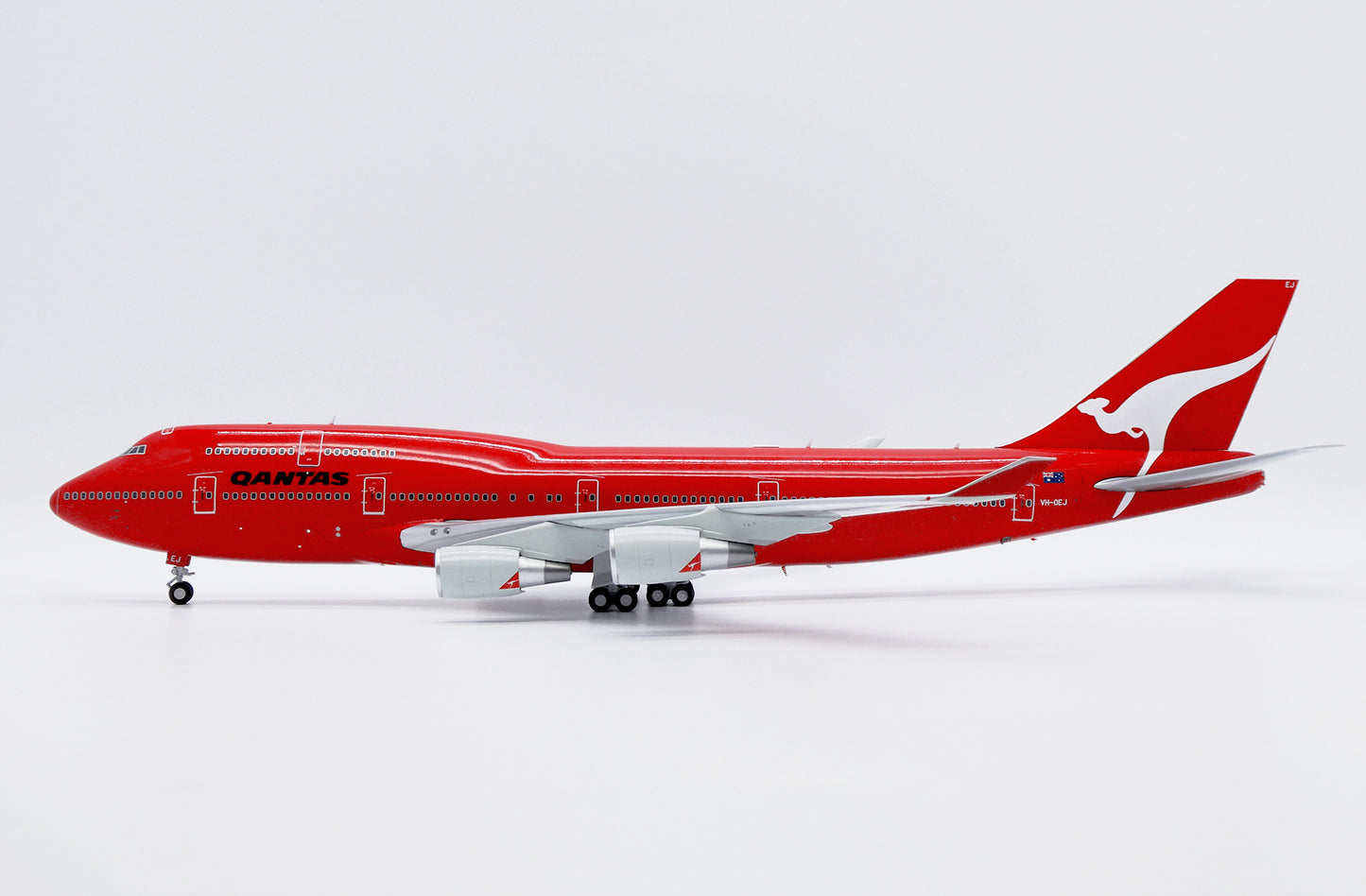 RBF絕版 JC 金屬 1/200 Qantas 747-400 "All Red" VH-OE XX20376 *free shipping* 全球免運費