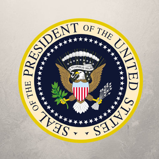 RBF現貨  US President sticker 7cm 貼紙 美國總統 S7-USP 全球免運 Free Shipping Worldwide