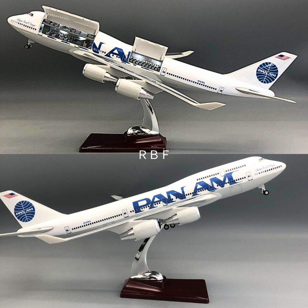 RBF  1:150 747 PAN AM CUTAWAY MODEL C125-1