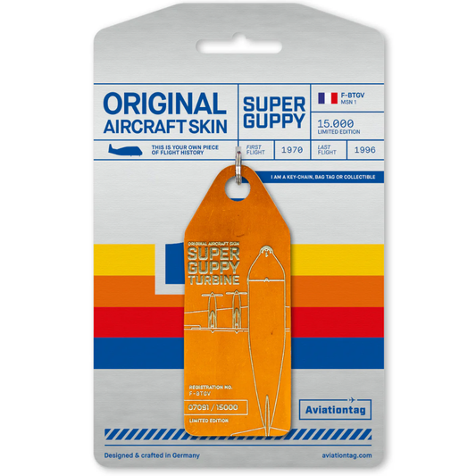 RBF絕版   AVIATIONTAG Super Guppy Orange 4260411671633C *free shipping* 全球免運費
