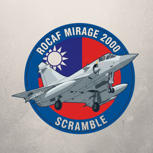 RBF現貨  MIRAGE 2000 sticker 7cm 貼紙 S7-RM2S 全球免運 Free Shipping Worldwide