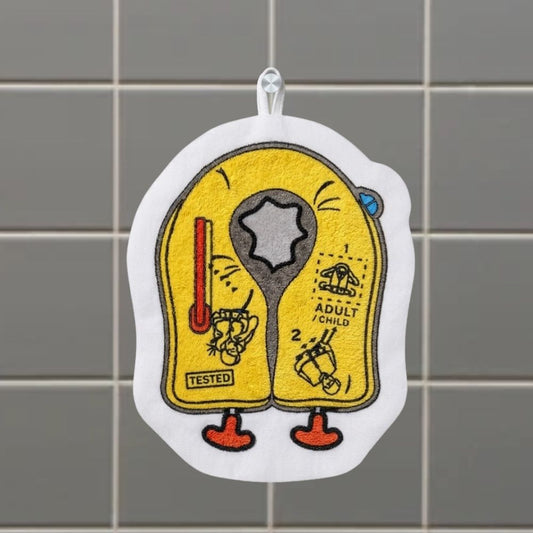 RBF  Life Vest Hand Cloth 20cm 擦手布 航空救生衣 HC20-LV 全球免運 Free Shipping Worldwide
