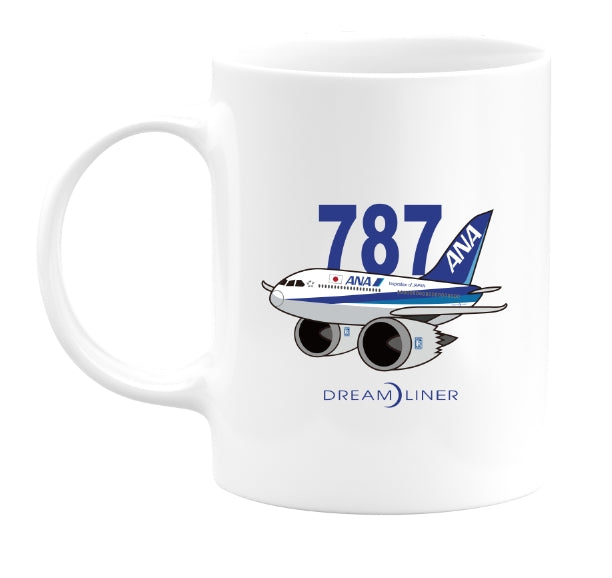 RBF絕版  ANA 787 MUG 馬克杯 MUG-787-NH *free shipping* 全球免運費