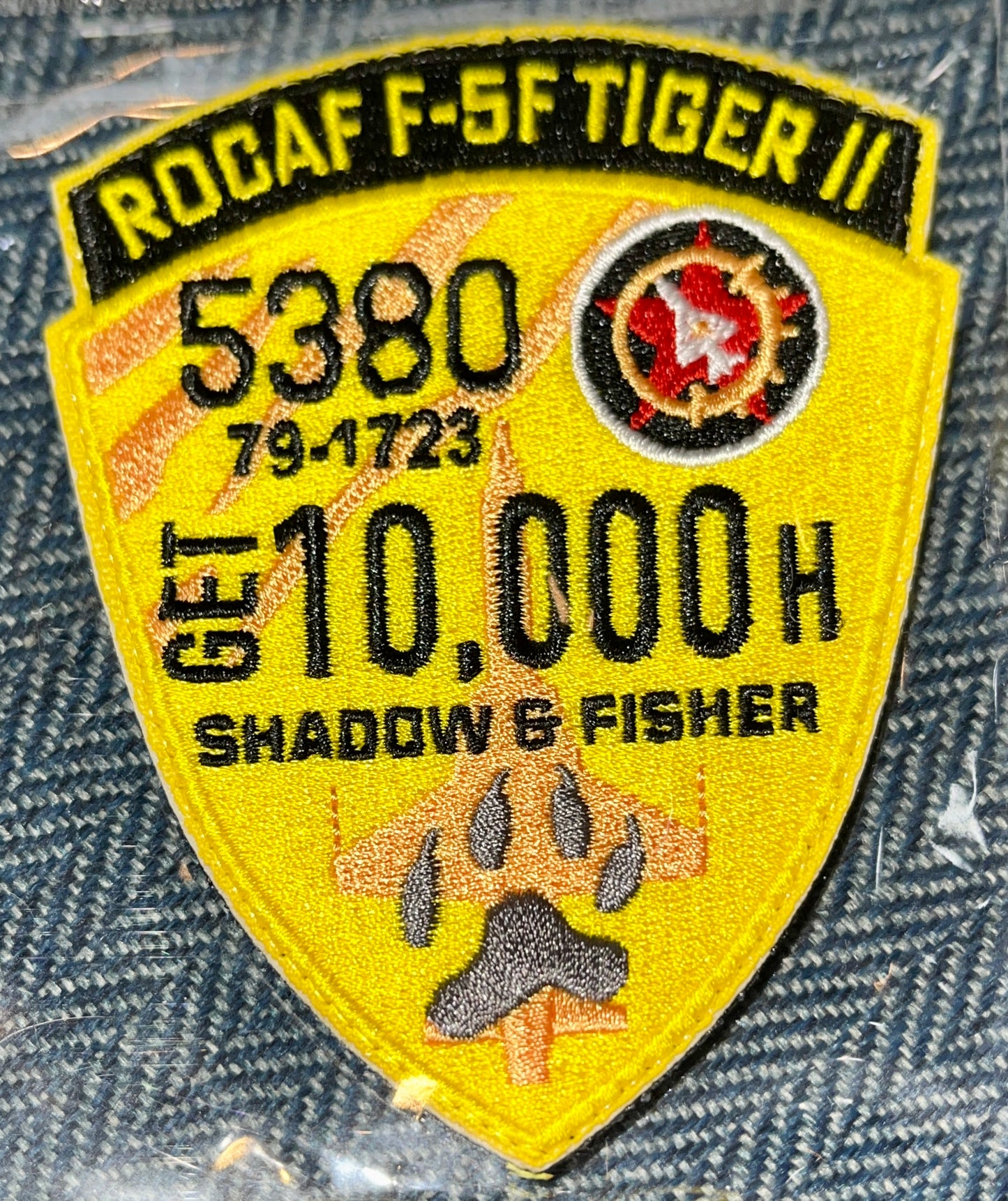 RBF絕版  ROCAF F-5 5380 PATCH 臂章 ARM-538010K *free shipping* 全球免運費