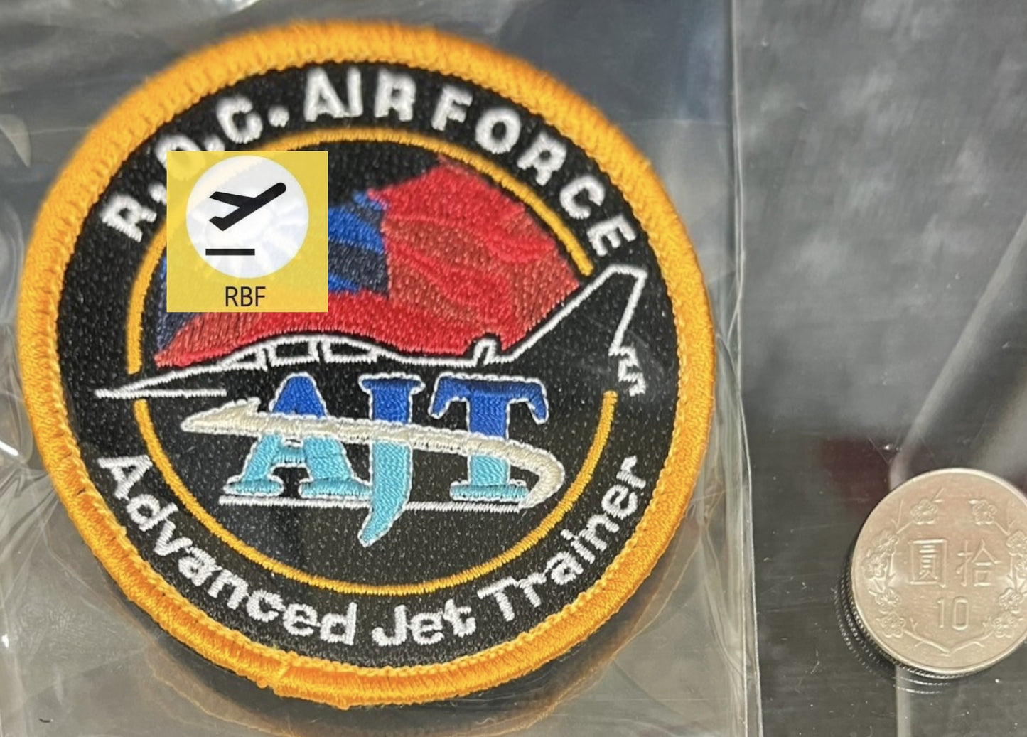 RBF絕版 ROCAF AJT PATCH 勇鷹臂章 ARM-AJT *free shipping* 全球免運