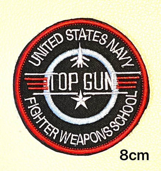 RBF絕版  TOP GUN FIGHTER WEAPON SCHOOL PATCH  ARM-USNTGFWS *free shipping* 全球免運費