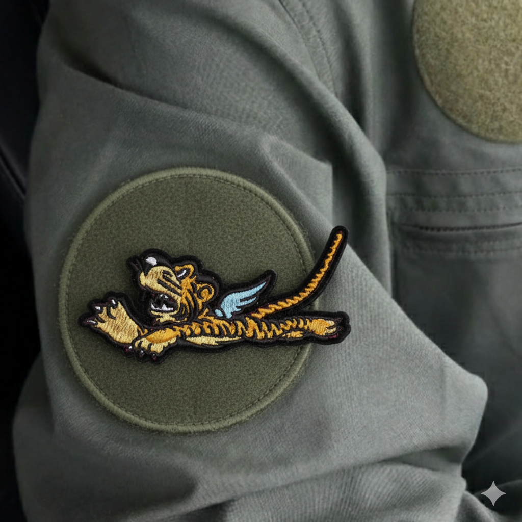 RBF現貨  FLYING TIGER patch 10CM 臂章 ARM10-FT 全球免運 Free Shipping Worldwide