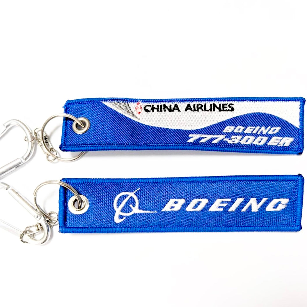 RBF現貨  CHINA AIRLINES key ring 13x3cm 鑰匙圈 KCAL-777 *free shipping* 全球免運費