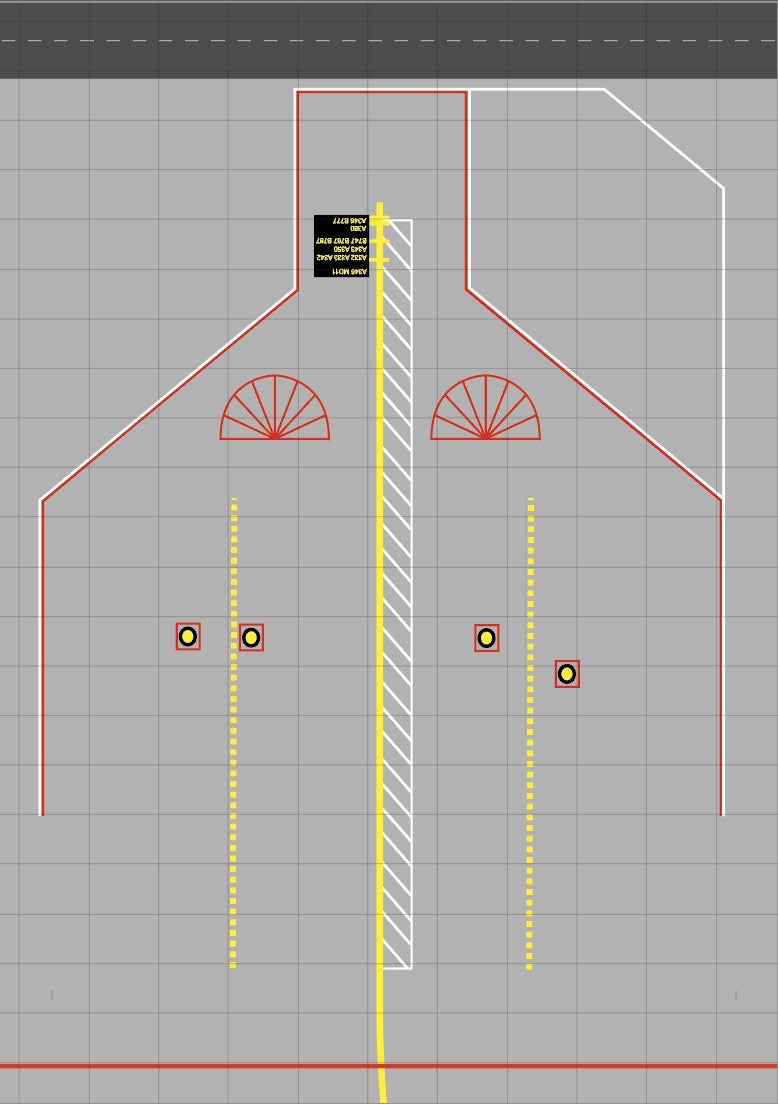 RBF現貨  1:400 停機坪 APRON 210x297mm APRON2-A4 *free shipping* 全球免運費