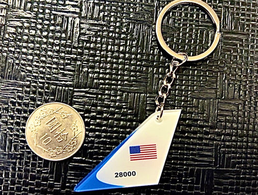 RBF現貨  USAF ONE Acrylic KEY CHAIN KEY CHAIN K200-AF1 *free shipping* 全球免運費