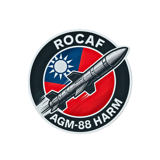 RBF現貨  ROC AGM-88 10CM STICKER 貼紙 S-RCA88 *free shipping* 全球免運費
