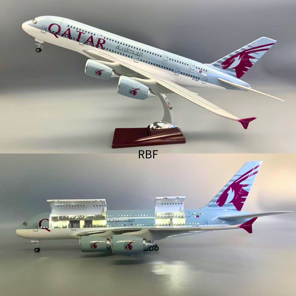 RBF  1:160 A380 QATAR CUTAWAY MODEL A110-2