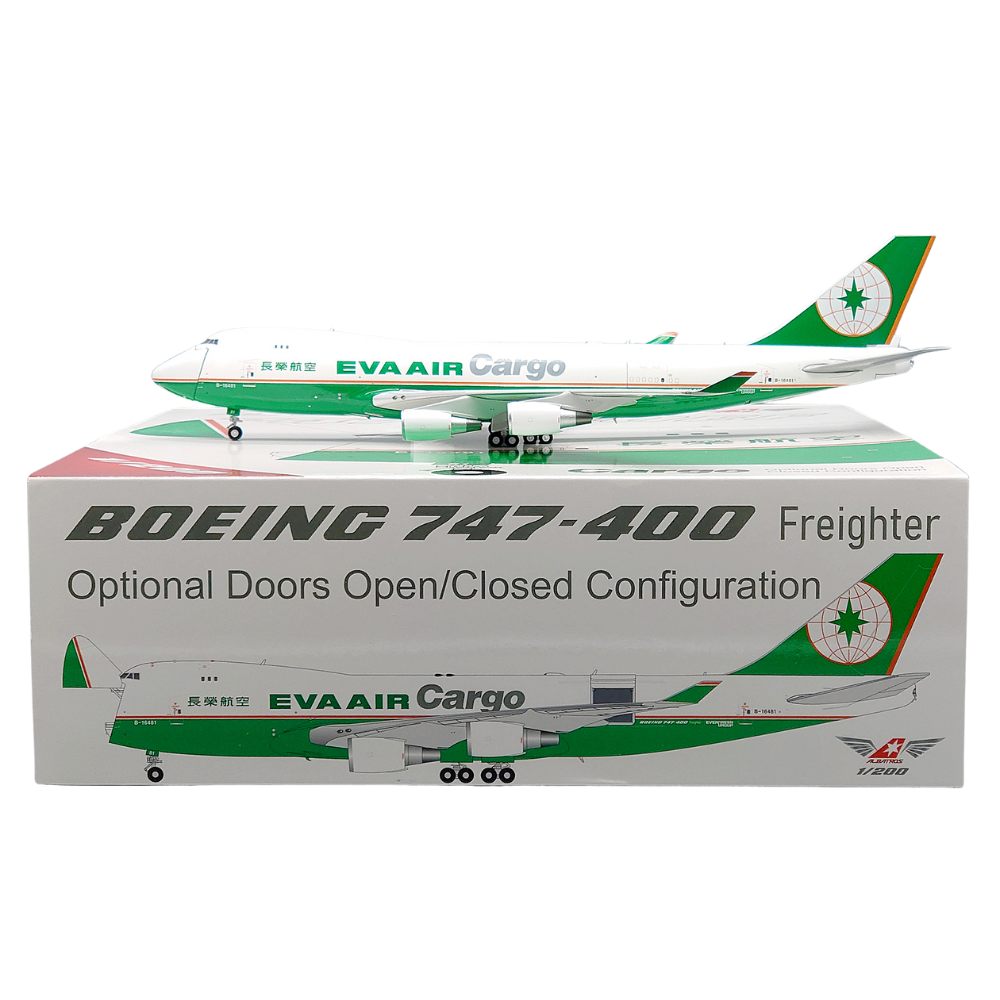 RBF現貨 ALB 金屬 1:200 EVA AIR 747-400F B-16481 open  ALB2EVA481 *free shipping* 全球免運費