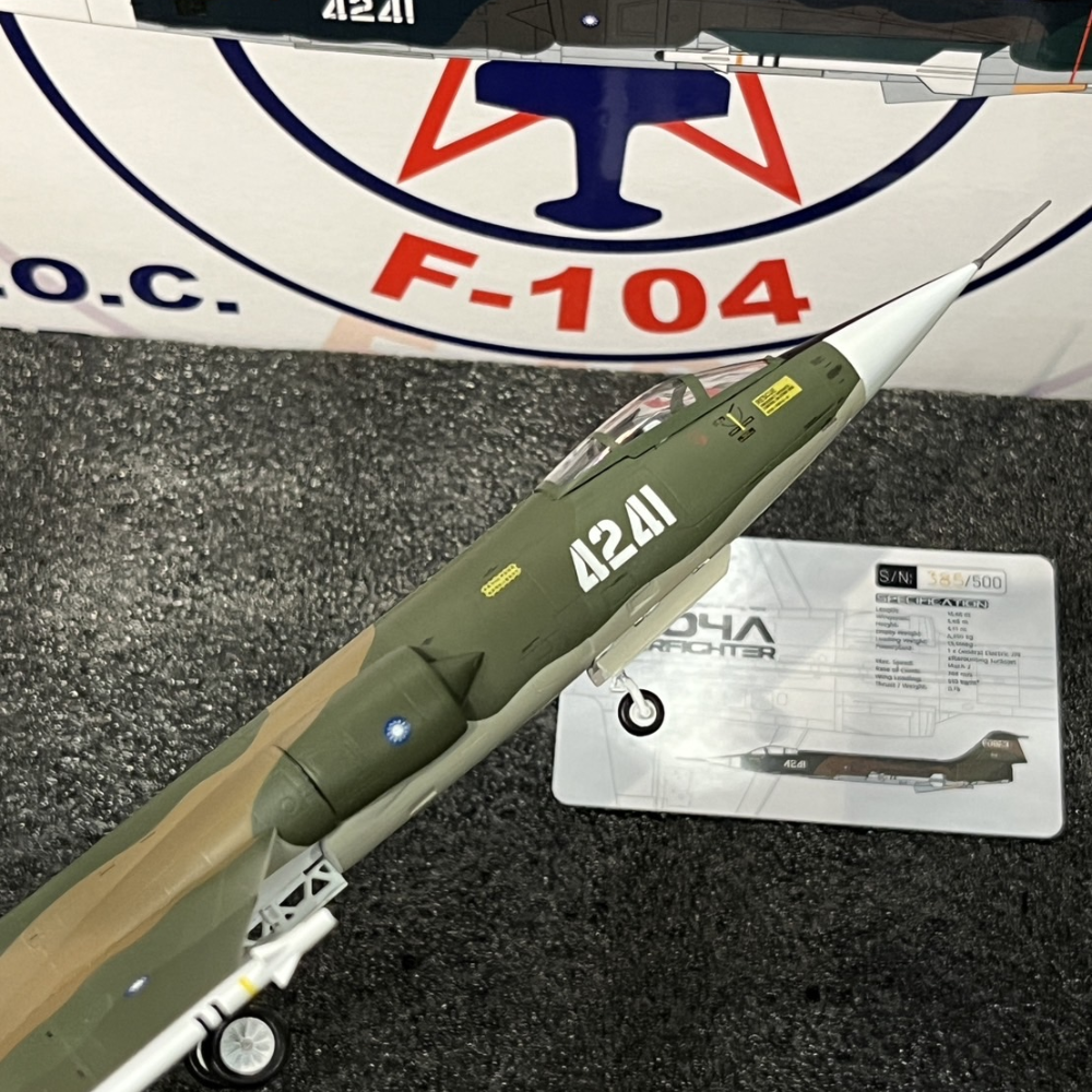 RBF現貨 ALB 金屬 1:72 ROCAF F-104 4241 ALB724241 *kostenloser Versand* 全球免運費