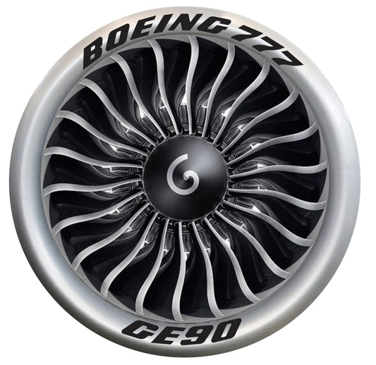 RBF現貨  777 GE90 STICKER 10CM 貼紙 S-C-777GE90 *free shipping* 全球免運費