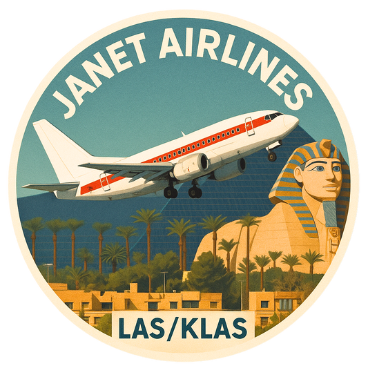 RBF現貨  JANET AIRLINES STICKER 10CM 貼紙 S-JALK *free shipping* 全球免運費