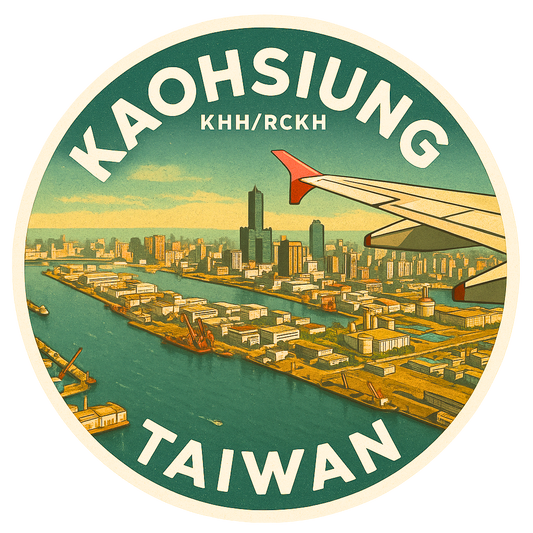 RBF現貨  KAOHSIUNG STICKER 10CM 貼紙 S-KKRTP *free shipping* 全球免運費