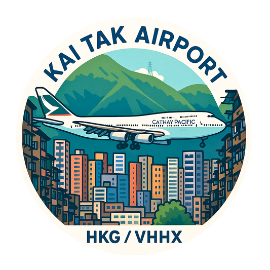 RBF現貨  KAI TAK STICKER 10CM 貼紙 S-KTAHV *free shipping* 全球免運費