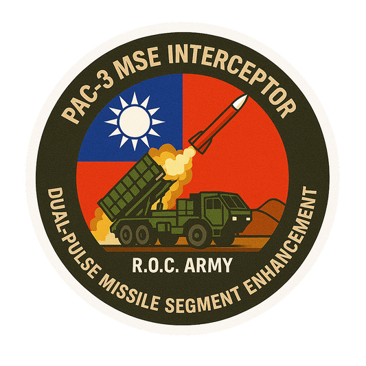 RBF現貨  TAIWAN PAC-3 STICKER 10CM 貼紙 S-RCPAC3 *free shipping* 全球免運費