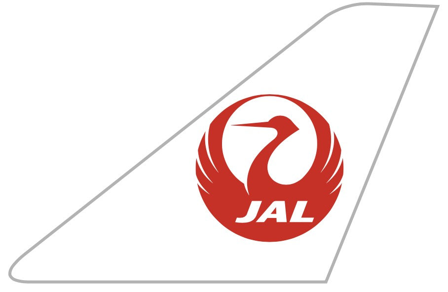 RBF現貨  JAPAN AIRLINES 10CM STICKER 貼紙 S-T-JL *free shipping* 全球免運費