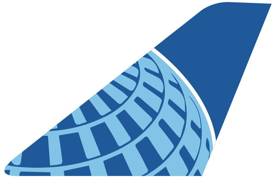 RBF現貨  UNITED AIRLINES 10CM STICKER 貼紙 S-T-UA *free shipping* 全球免運費