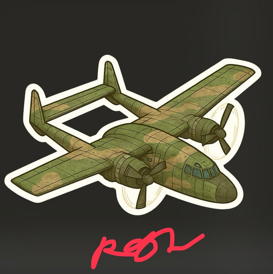 RBF現貨  C-119 10CM STICKER 貼紙 S10-C119 *free shipping* 全球免運費