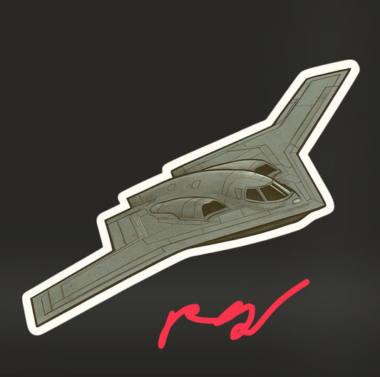 RBF 在庫あり B-2 10CM ステッカー S10-B2 *送料無料* 世界中送料無料