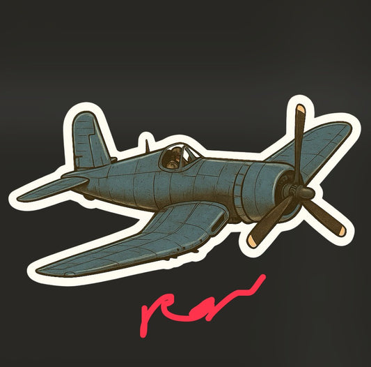 RBF 在庫あり F4U 10CM ステッカー S10-F4U *送料無料* 世界中送料無料