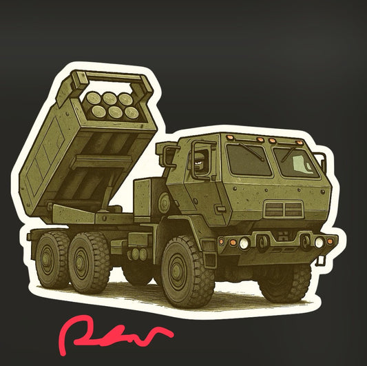 RBF 在庫あり HIMARS 10CM ステッカー S10 - HIMARS *送料無料* 世界中送料無料