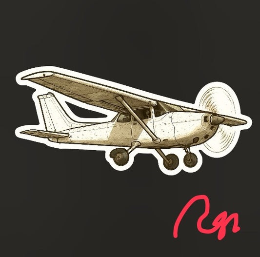 RBF 在庫あり C172 10CM ステッカー S10-C172 *送料無料* 世界中送料無料