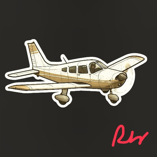 RBF 在庫あり PA-28 10CM ステッカー S10-PA28 *送料無料* 全国送料無料