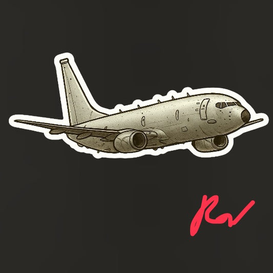 RBF現貨  P-8 10CM STICKER 貼紙 S10-P8 *free shipping* 全球免運費