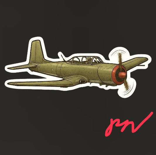 RBF現貨  CJ-6 10CM STICKER 貼紙 S10-CJ6 *free shipping* 全球免運費