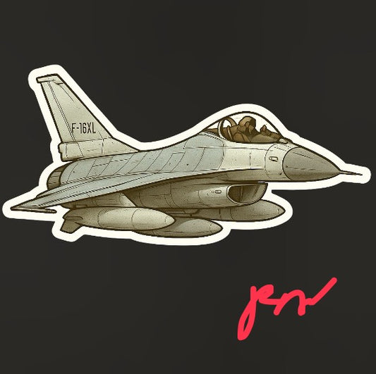 RBF 在庫あり F-16XL 10CM ステッカー S10-F16XL *送料無料* 全国送料無料