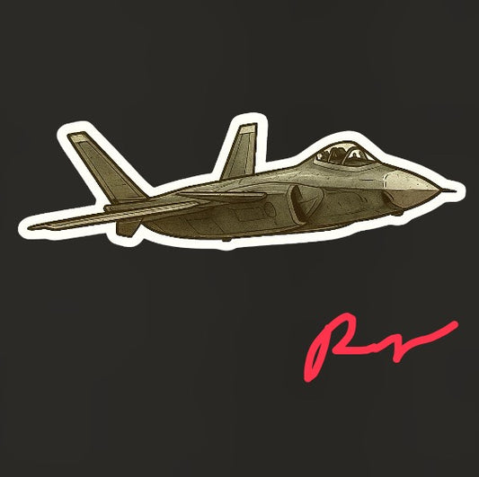 RBF J-20 10CM ステッカー ステッカー S10-J20 在庫あり *送料無料* 世界中送料無料