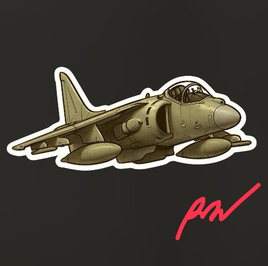 RBF 在庫あり AV-8B 10CM ステッカー S10-AV8B *送料無料* 世界中送料無料