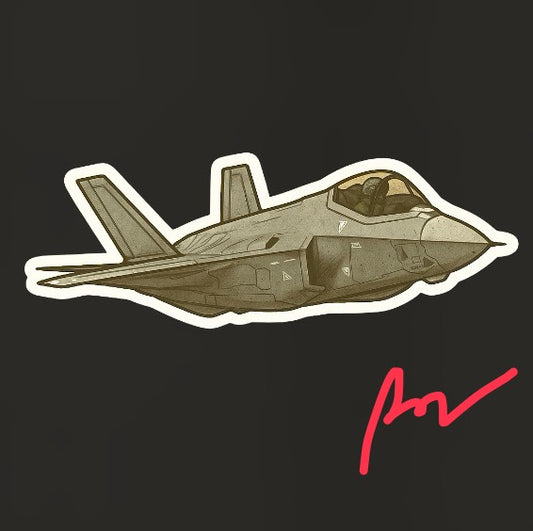 RBF 在庫あり F-35 10CM ステッカー S10-F35 *送料無料* 世界中送料無料