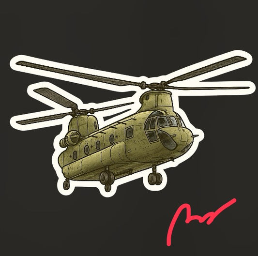 RBF CH-47 10CM ステッカー S10-CH47 在庫あり *送料無料* 全国送料無料