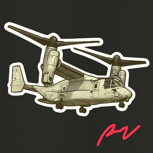 RBF 在庫あり MV-22 10CM ステッカー S10-MV22 *送料無料* 世界中送料無料