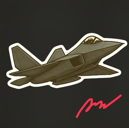 RBF現貨  YF-23 10CM STICKER 貼紙 S10-YF23 *free shipping* 全球免運費