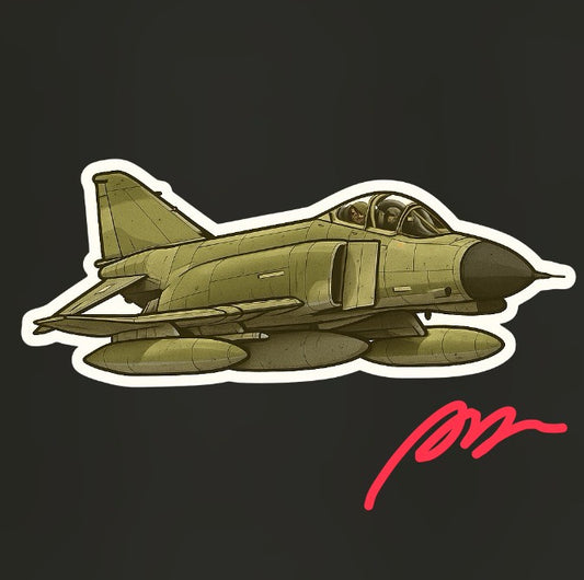 RBF 在庫あり F-4 10CM ステッカー S10-F4 *送料無料* 世界中送料無料