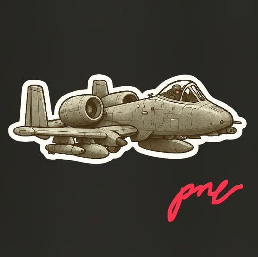 RBF現貨  A-10 10CM STICKER 貼紙 S10-A10 *free shipping* 全球免運費