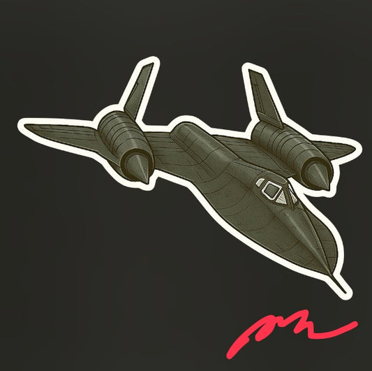 RBF現貨  SR-71 10CM STICKER 貼紙 S10-SR71 *free shipping* 全球免運費