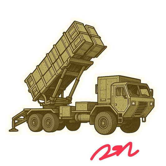 RBF現貨  MIM-104 10CM STICKER 貼紙 S10-MIM104 *free shipping* 全球免運費