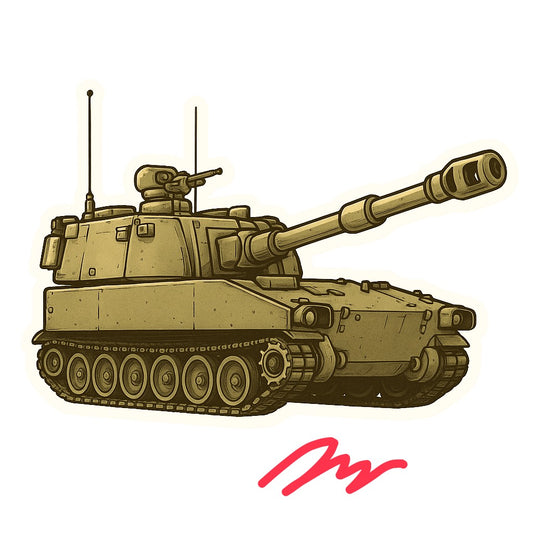 RBF現貨  M109 10CM STICKER 貼紙 S10-M109 *free shipping* 全球免運費