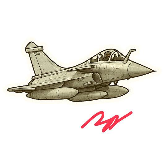 RBF現貨  RAFALE 10CM STICKER 貼紙 S10-RAFALE *free shipping* 全球免運費