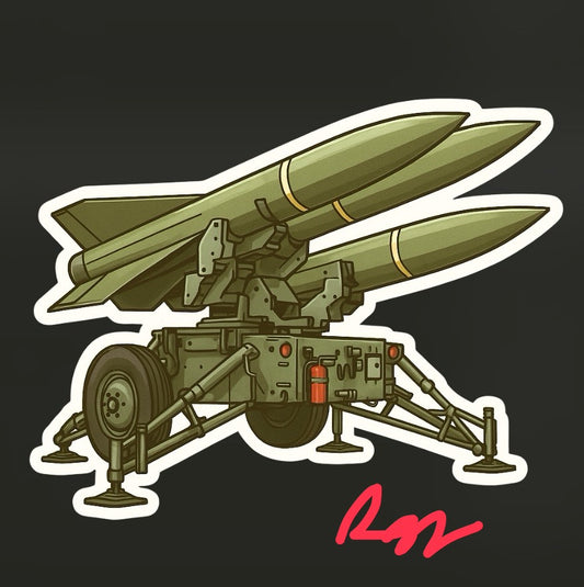 RBF現貨  MIM-23 10CM STICKER 貼紙 S10-MIM23 *free shipping* 全球免運費
