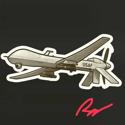 RBF 在庫あり MQ-1 10CM ステッカー S10-MQ1 *送料無料* 世界中送料無料