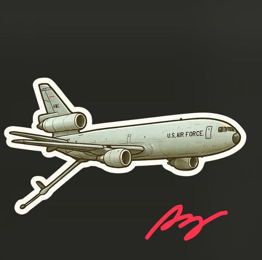 RBF現貨   KC-10 10CM STICKER 貼紙 S10-KC10 *free shipping* 全球免運費